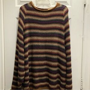 new river company Vintage Men’s Sweater Chunky Knit XL Ramie Cotton